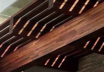 Viga de ingeniería para pérgola